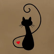 Zamilovaná mačka spredu Zamilovaná mačka spredu