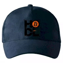 Hodl velký nápis a logo BTC