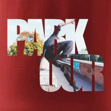 Parkour nápis v meste