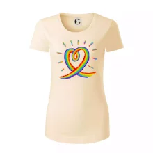 Srdce pride dúha kreslená Srdce pride dúha kreslená