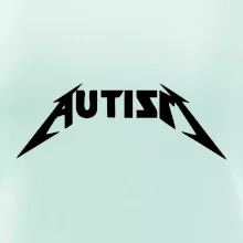 Autism rock nápis Autism rock nápis