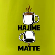 Hajime matte káva judo