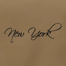 New York nápis písacím