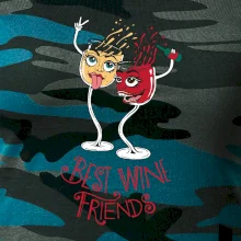 Best wine friends dancing (Pecka design)