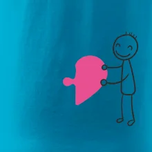 Párové tričká puzzle postavička