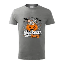 Sladkosť alebo žart tekvicový košík