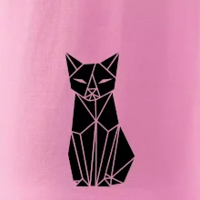 Origami mačka spredu