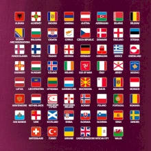 Vlajky štátov - Európa