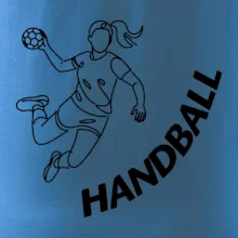 Handball nápis šikmo 1
