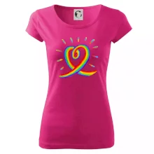 Srdce pride dúha kreslená Srdce pride dúha kreslená