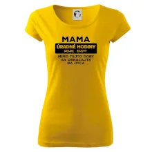 Mama úradné hodiny Mama úradné hodiny