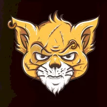 Nasratá mačka Thug life