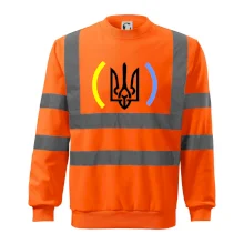 Ukrajina trojzubec s farbami Ukrajina trojzubec s farbami