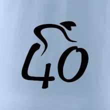 Cyklista oslavuje štyridsiatku (40)