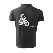 MTB kreslený cyklista MTB kreslený cyklista