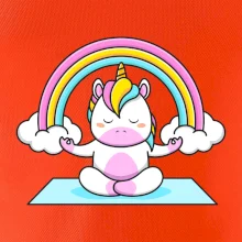 Yoga jednorožec - dúha