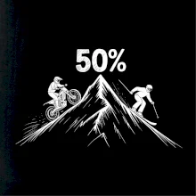 Narodeniny motorkár enduro a lyžiar 50