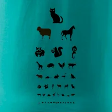 Očný test zvieratká