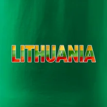 Lithuania - nápis vlajka Lithuania - nápis vlajka