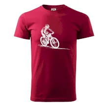 MTB kreslený cyklista