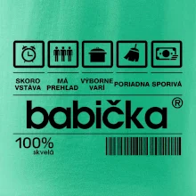 Čiarový kód - babička Čiarový kód - babička