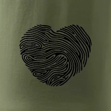 Odtlačok prsta srdce Odtlačok prsta srdce