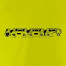 Cyklistická reťaz nákres