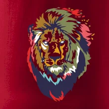 Hlava leva kreslená jednoduchá