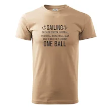 Sailing beacause one ball