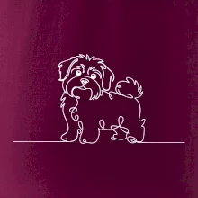 Havanský psík linka jedným ťahom