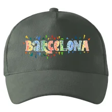 Barcelona Farebný nápis