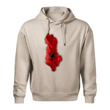 Mapa Albánsko reliéf hôr