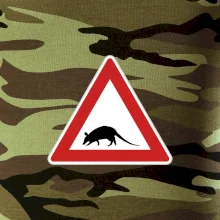 Dopravná značka - krysa Dopravná značka - krysa