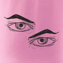 Párový motív - oko naštvané