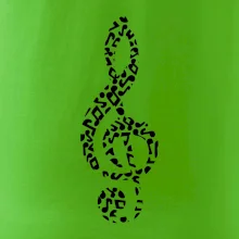 Husľový kľúč z nôt