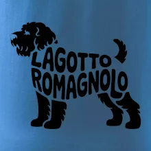 Lagotto romagnolo nápis v tele