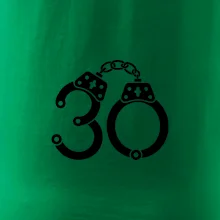 Narodeninové tričko pre policajta - putá 30