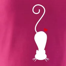 Zamilovaná mačka ležiaca