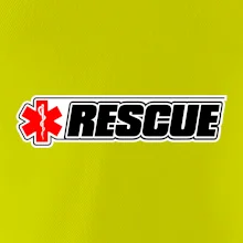 Záchranár rescue kríž červený