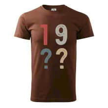 Vintage číslica - vlastný rok