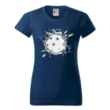 Florbal lopta v triku Florbal lopta v triku