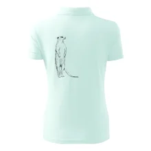 Surikata čierna kresba