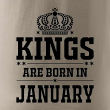 Kings are born in January
