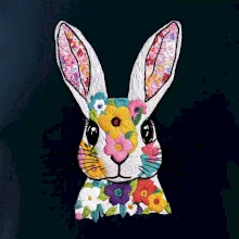 Zajačik ako vyšitý