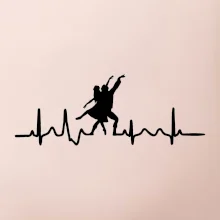 EKG tanec - tancujúca dvojica