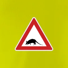 Dopravná značka - krysa Dopravná značka - krysa