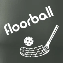 Floorball nápis šikmo