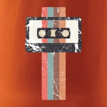 Retro kazeta - pruhy Retro kazeta - pruhy