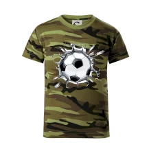 Futbalová lopta v triku Futbalová lopta v triku
