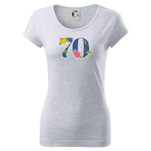 Kvetinové číslo kreslené - 70 Kvetinové číslo kreslené - 70